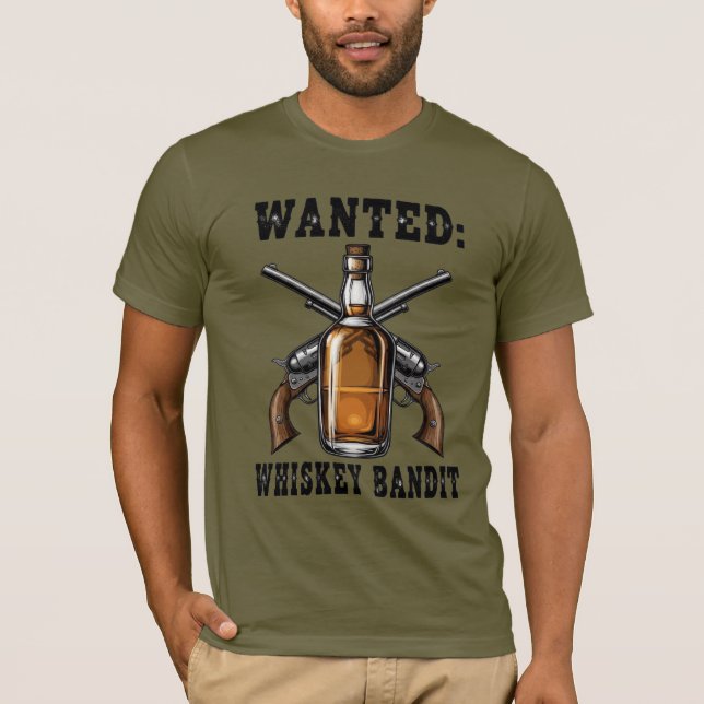T-shirt Recherché Whiskey Bandit (Devant)