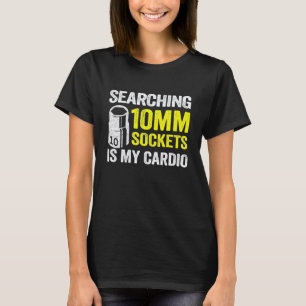 T-shirt Rechercher des Douilles de 10 mm Est Ma Course Car