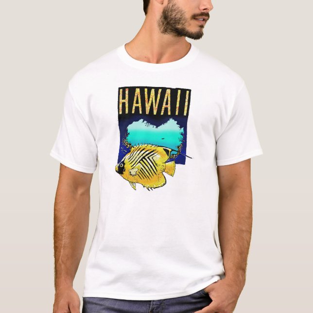 T-shirt Récif hawaïen (Devant)