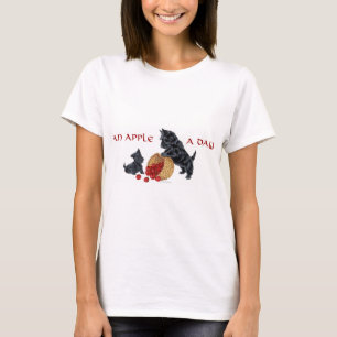 T-shirt Récolte de pommes Terrier Écossais