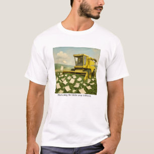 T-shirt Récolter la récolte de dossiers à Manille.