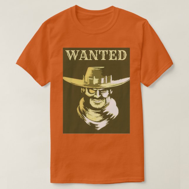 T-shirt RÉCOMPENSE Recherchée POUR L'ANCIENNE OUTLAW DE CO (Design devant)