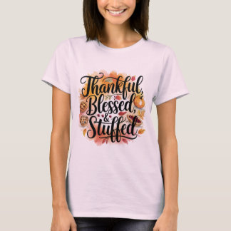 T-shirt Reconnaissant Bénis & Remplis