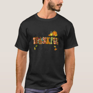 T-shirt Reconnaissant Merci Bénis Glouglouter Dinde Action