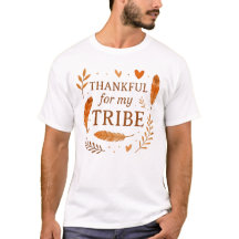 T-shirt reconnaissant pour ma tribu