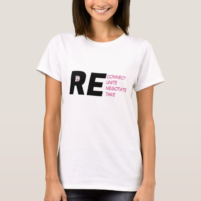 T-SHIRT RECONNECTER LES AMIS TEE - SHIRT (Devant)