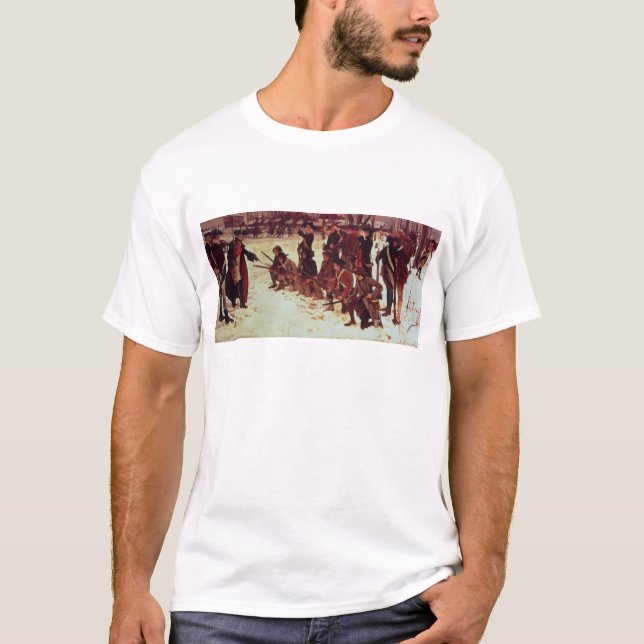 T-shirt Recrues de forage d'Américain de baron von Steuben (Devant)