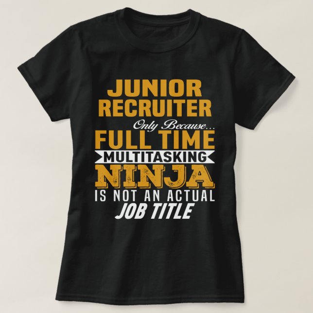 T-shirt Recruteur junior (Design devant)