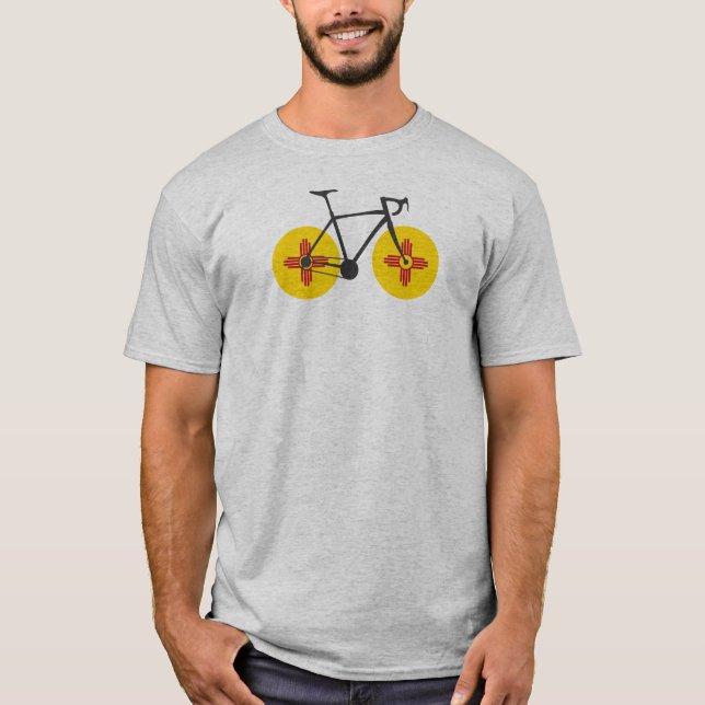 T-shirt Recyclage de drapeau du Nouveau Mexique (Devant)