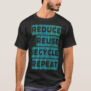 T-shirt Recyclage de la protection De l'environnement du c