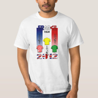 T-shirt Recyclage des 2012 Anglais Tour de France 2012