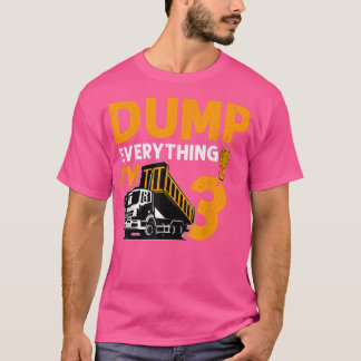 T-shirt Recyclage des déchets Amoureux des camions poubell
