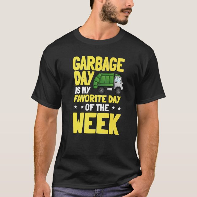 T-shirt Recyclage des ordures Collecte des ordures Recycla (Devant)