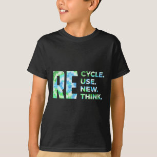T-shirt Recycler Réutiliser Renouveler Repenser Crise De l