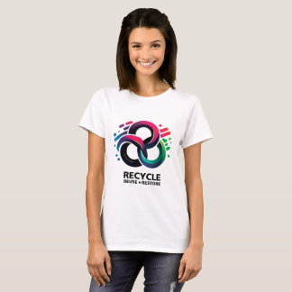 T-shirt Recycler, réutiliser, restaurer