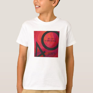 T-shirt Red 40 Dix Anniversaire