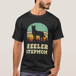 T-shirt Red Blue Heeler StepMom Cadeau Australian Cattle C