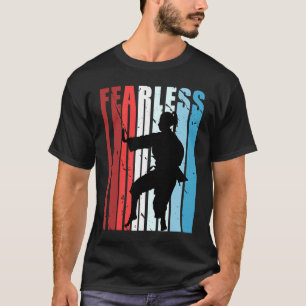 T-shirt Red Blue White Karate Fierce Girls Birthday Compet