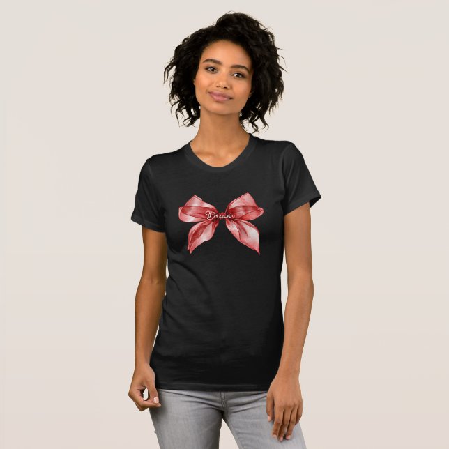 T-shirt Red Bow  (Devant entier)