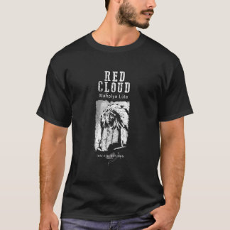 T-shirt Red Cloud-Oglala Lakota Chef-Sioux-Amérique autoch