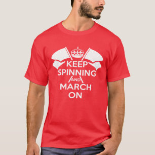 T-shirt Red Color Guard Gardez le calme