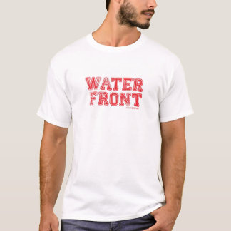 T-shirt /Red de bord de mer sur le blanc