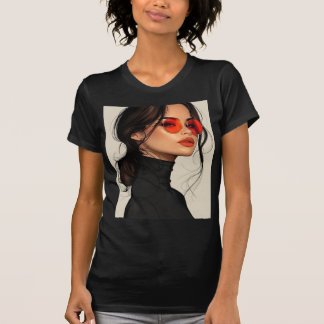 T-shirt Red Elegance