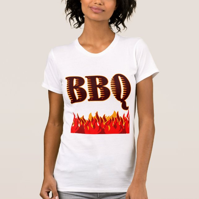 T-shirt Red Flames BQ dit (Devant)