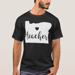 T-shirt Red For Ed Oregon Enseignant Soutien à l'éducation