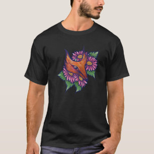 T-shirt Red Fox Cute Foxy Designs amusant