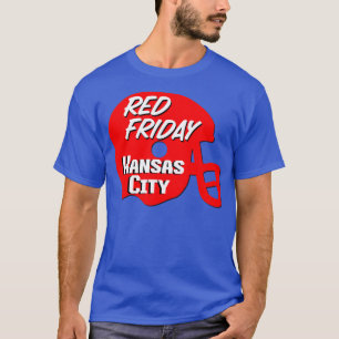 T-shirt Red Friday Kansas City Lover Chiefs Fan Red Helme