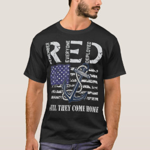 T-shirt Red Friday Militaire Déployé Marine Soldat US Drap