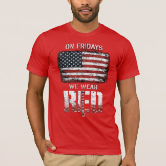 T-shirt RED Friday : Se souvenir de tous ceux qui sont dép