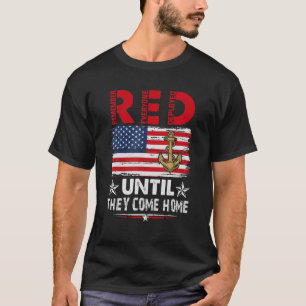 T-shirt RED Friday Souvenez-vous de tous déployés Retro Mi