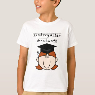 T-shirt Red Hair Girl Kindergarten Graduate