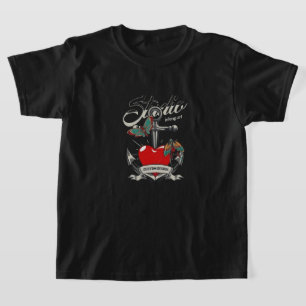 T-shirt Red Heart & Butterflies Studio Intendance Art