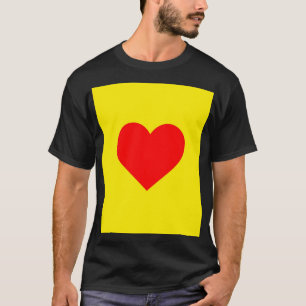 T-shirt Red Heart Heat Pop Art