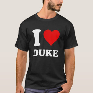 T-shirt Red Heart I Love Duke