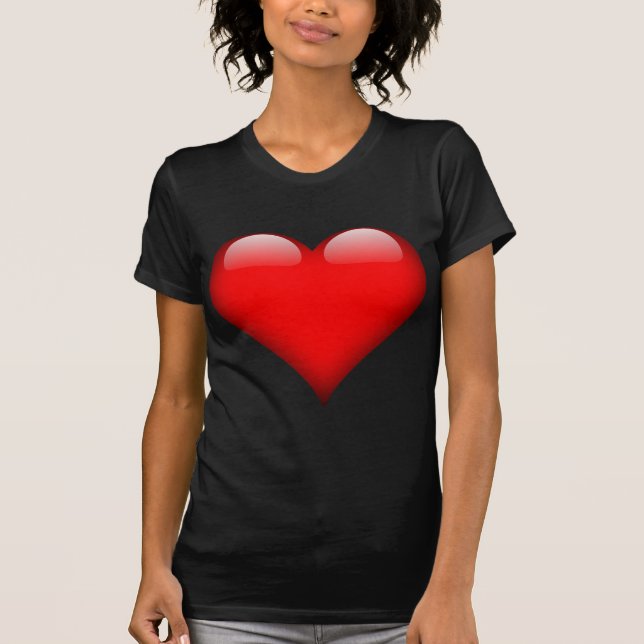 T-shirt Red Heart Love (Devant)