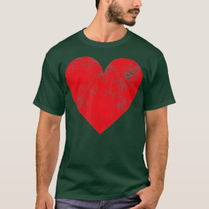 T-shirt Red Heart  Women Men Kids Love Cute Valentines Day