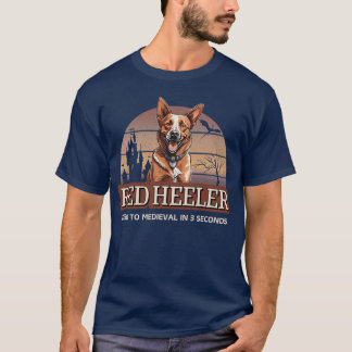 T-shirt Red Heeler Zeroo Médiéval En 3 Secondes amis