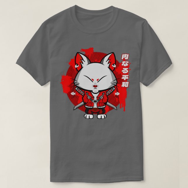 T-shirt Red Kitsune (Design devant)