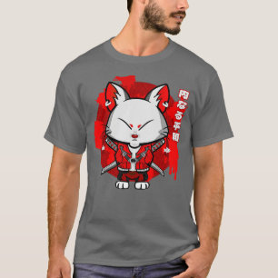 T-shirt Red Kitsune