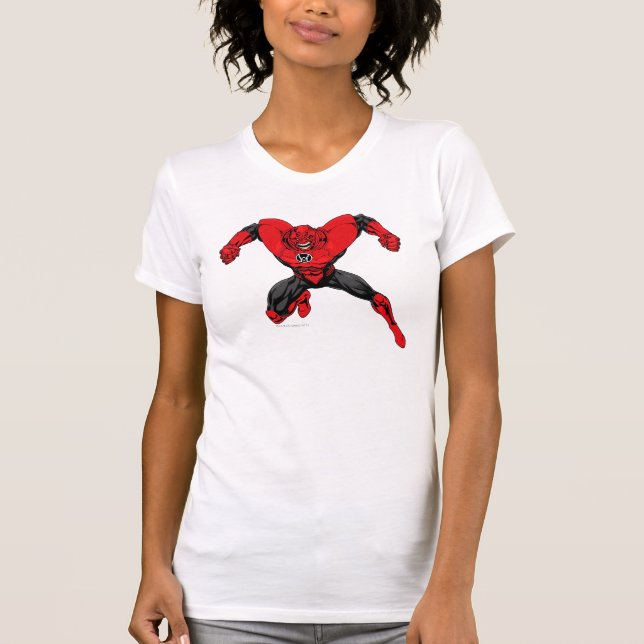 T-shirt Red Lanterne Corps - Rage Jump 1 (Devant)