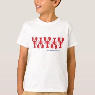 T-shirt Red Lobsters Preppy Coastère Situation Réunion Enf