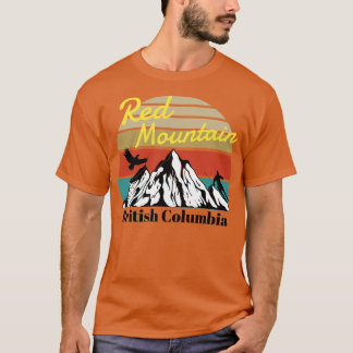 T-shirt Red Mountain ski Colombie-Britannique