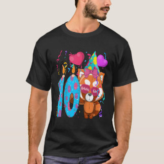 T-shirt Red Panda 10E I'M 10