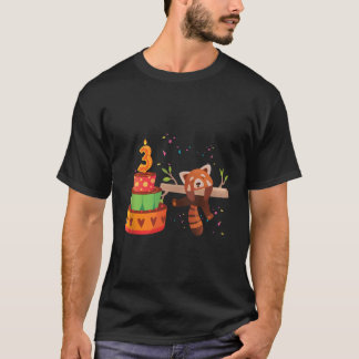 T-shirt Red Panda 3e Red Pandas Animal