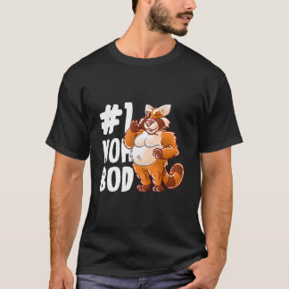 T-shirt Red Panda Bear Mom Best Mom Bod Mommy Mama Mother'