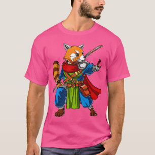 T-shirt Red Panda Bear Ninja